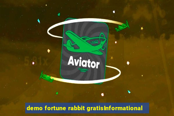 demo fortune rabbit gratisInformational